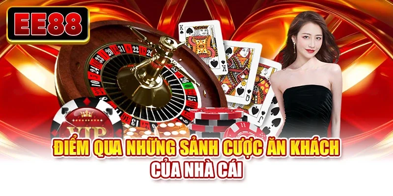 Điểm qua những sảnh cược ăn khách của nhà cái